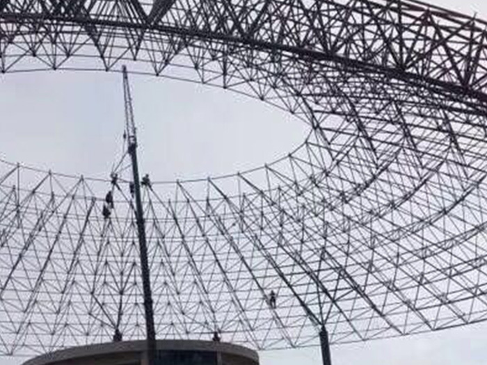 江山篮球馆球形网架厂家价格